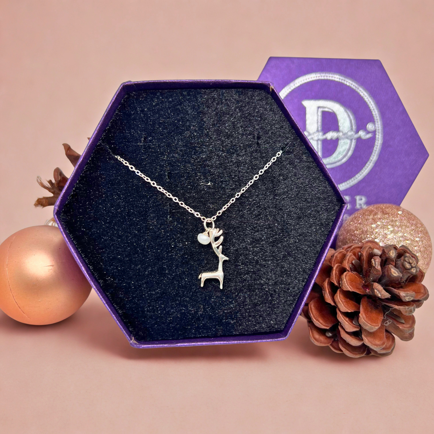 Dây Chuyền Tuần Lộc Bạc 925 - Reindeer Necklaces Collection For Christmas