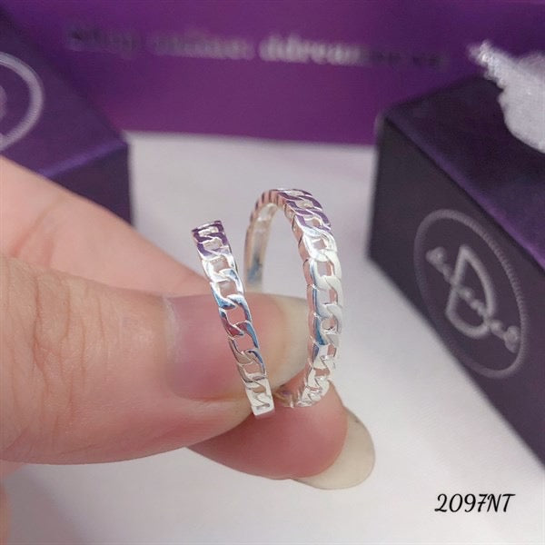 Nhẫn Đôi Connecting Chain (Trơn) - Couple Rings 2097NT