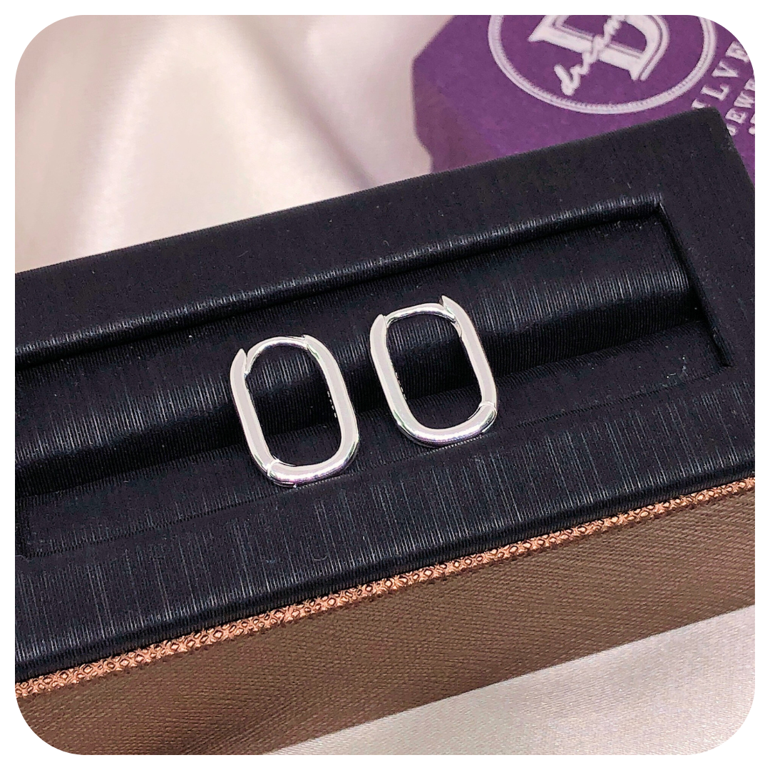 Bông khoen Oval U Line (15mm) Hoops - 2057BTK