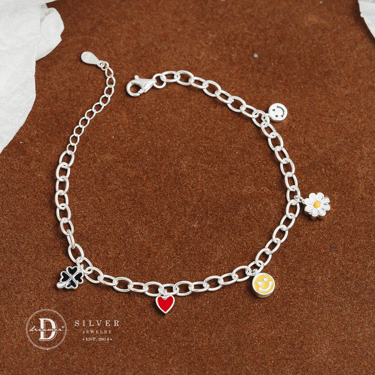 Summer Charms Sterling Silver Bracelet