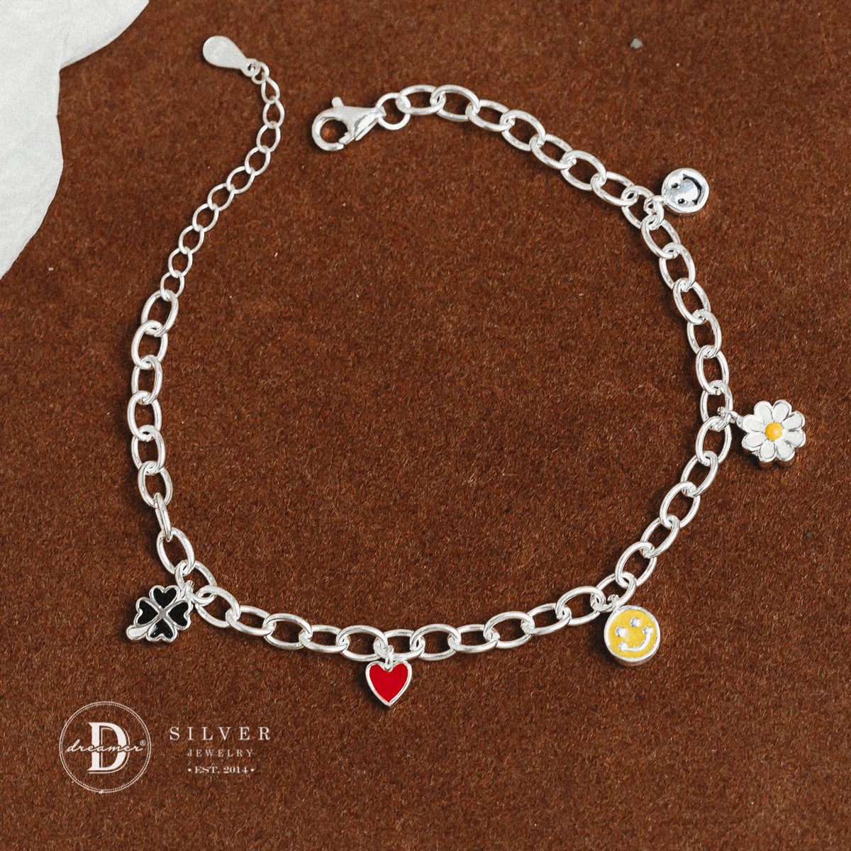 Summer Charms Sterling Silver Bracelet