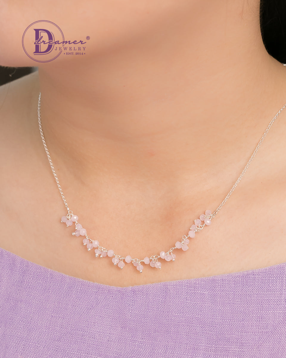 Natural Stone 925 Sterling Silver Necklaces