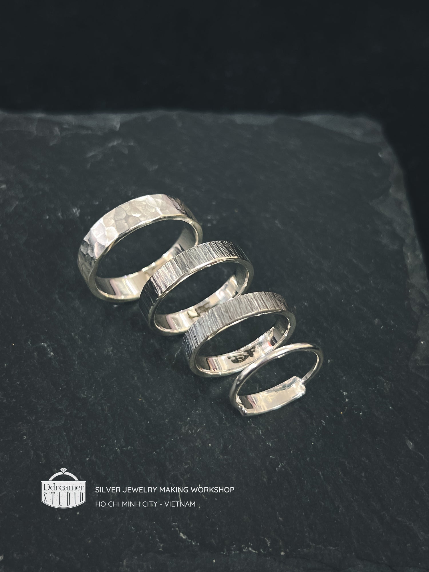 Nhẫn Minimal - Nhẫn Bản Trơn Đơn Giản