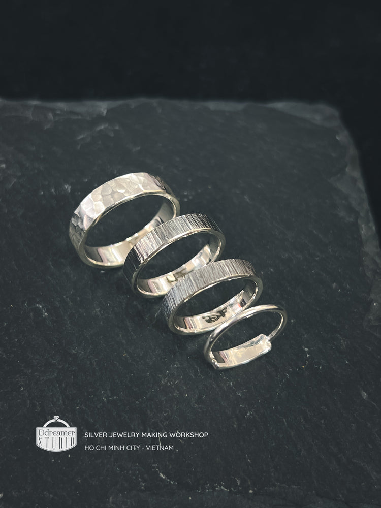 Nhẫn Minimal - Nhẫn Bản Trơn Đơn Giản