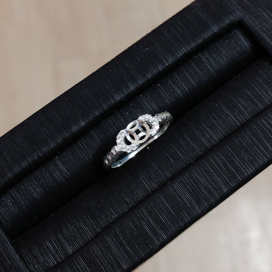 Nhẫn Kim Tiền 3 Đồng Tiền & 6 Đồng Tiền Móc Máy Nhỏ - Silver Ring 2641NH