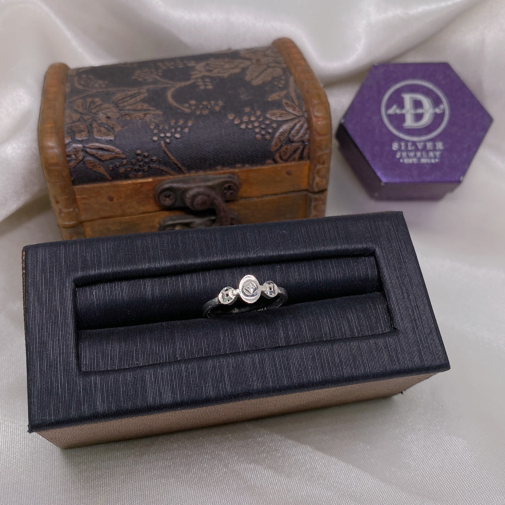 Nhẫn Kim Tiền Thỏi Vàng
 - Silver Ring 2320NH