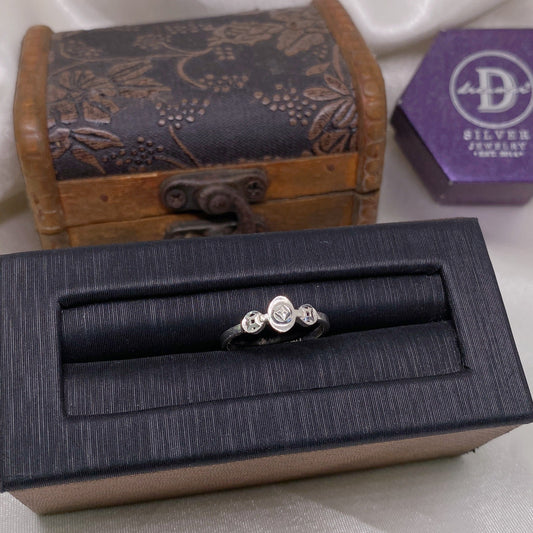 Nhẫn Kim Tiền Thỏi Vàng
 - Silver Ring 2320NH