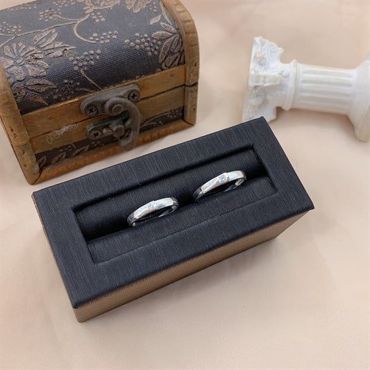 Nhẫn Couple - Bản Layer 1 Viên Đá Đơn Giản - Couple Rings 2774NH