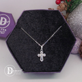 Dây Chuyền Thánh Giá Chrome - Sparkling Cross Silver Pendant Necklace