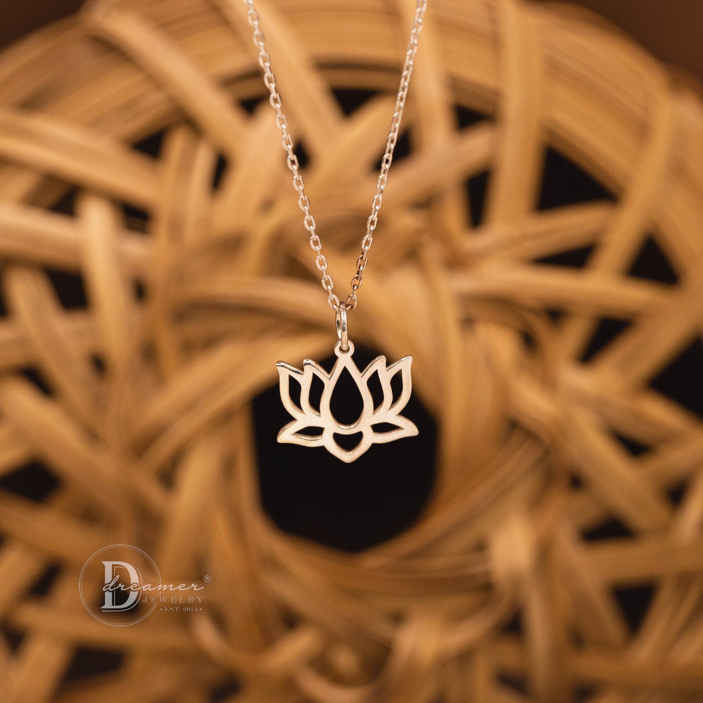 Tháp Mười Lotus 925 Sterling Silver Necklace - Vietnam Heritage Collection