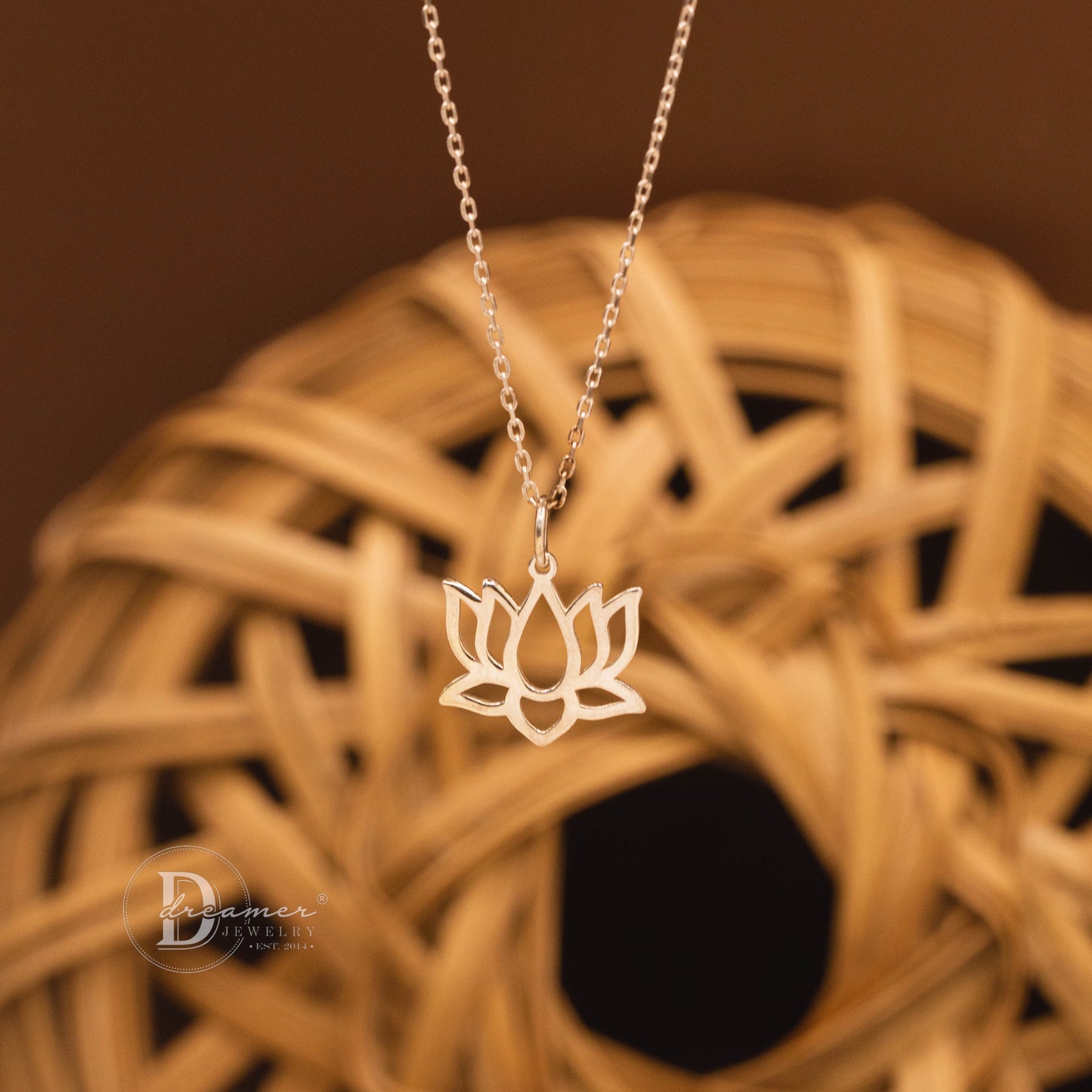 Tháp Mười Lotus 925 Sterling Silver Necklace - Vietnam Heritage Collection