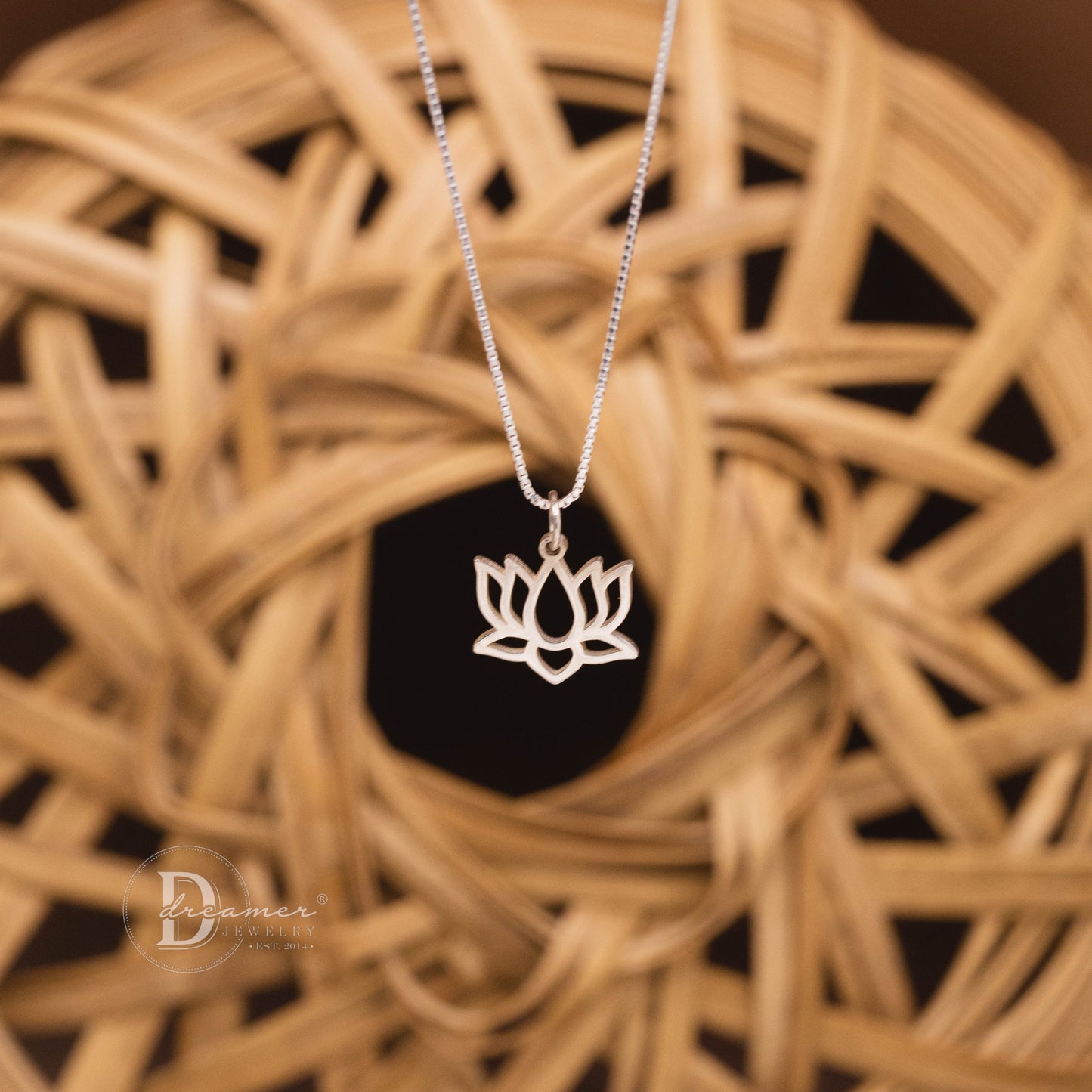 Tháp Mười Lotus 925 Sterling Silver Necklace - Vietnam Heritage Collection