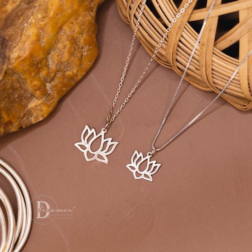 Dây Chuyền Bạc 925 Tháp Mười Lotus - Sen Non Tháp Mười
