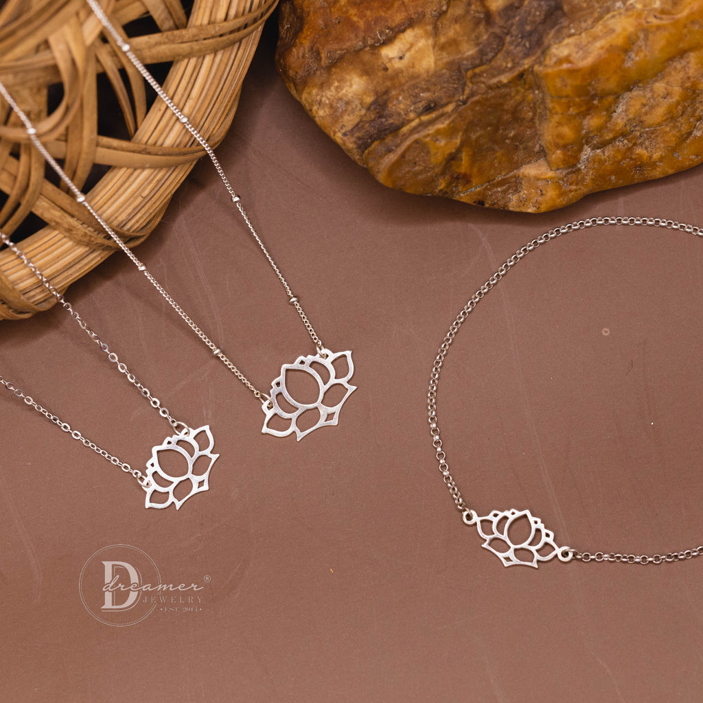 Mekong Delta Blooming Lotus 925 Silver Bracelet - Vietnam Heritage Collection