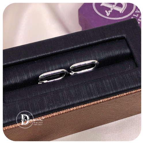Bông khoen Oval U Line (15mm) Hoops - 2057BTK