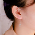 Bông Tai Tòn Ten Kí Hiệu Nam Nữ - Dangling Silver Earrings 2750BTH