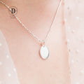 Mặt Dây Chuyền Oval Trơn Khắc Chữ