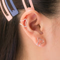 Earcuff Trái Tim - Bông Tai Kẹp Vành Bạc 925 - 1882EC