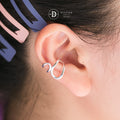 Earcuff Bản Chỉ Bạc Gợn Sóng Unisex - Bông Tai Kẹp Vành Bạc 925 - 2753EC