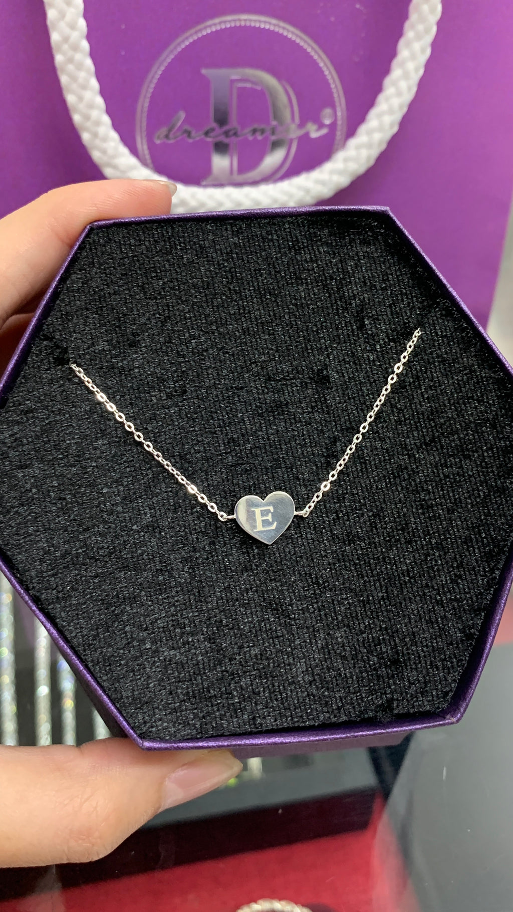 Lắc Tay Trái Tim Bạc 925 - Khắc Chữ Theo Ý Thích - Engravable Heart Bracelet Sterling Silver - 220VTT