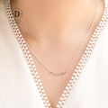 Dây Chuyền Dãy Ngôi Sao Bạc 925 - Curvy Starlight Sterling Silver Necklace - 041DCT