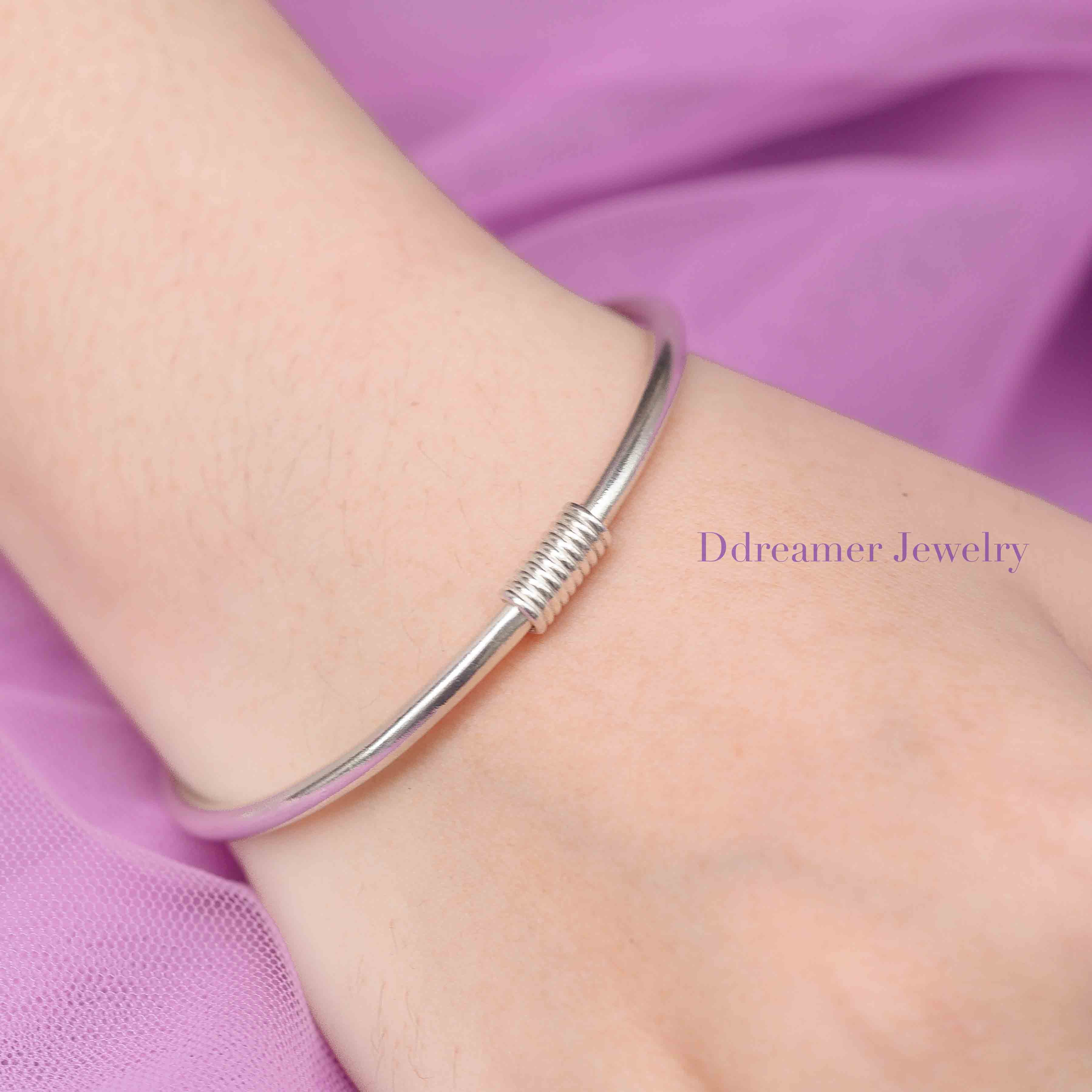 Kiềng Bạc 950 Basic Đặc Unisex – Thiết Kế Signature Ddreamer