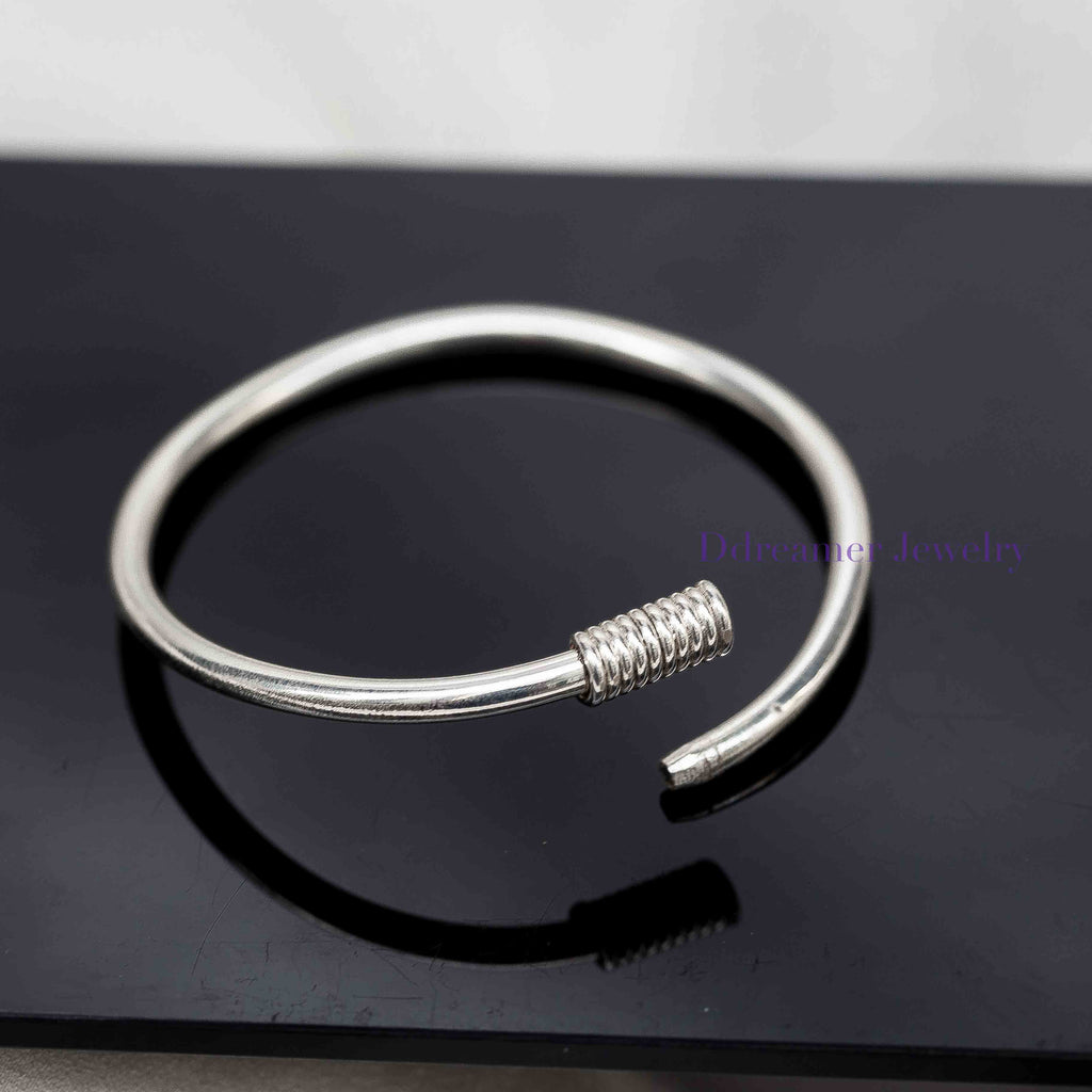 Kiềng Bạc 950 Basic Đặc Unisex – Thiết Kế Signature Ddreamer