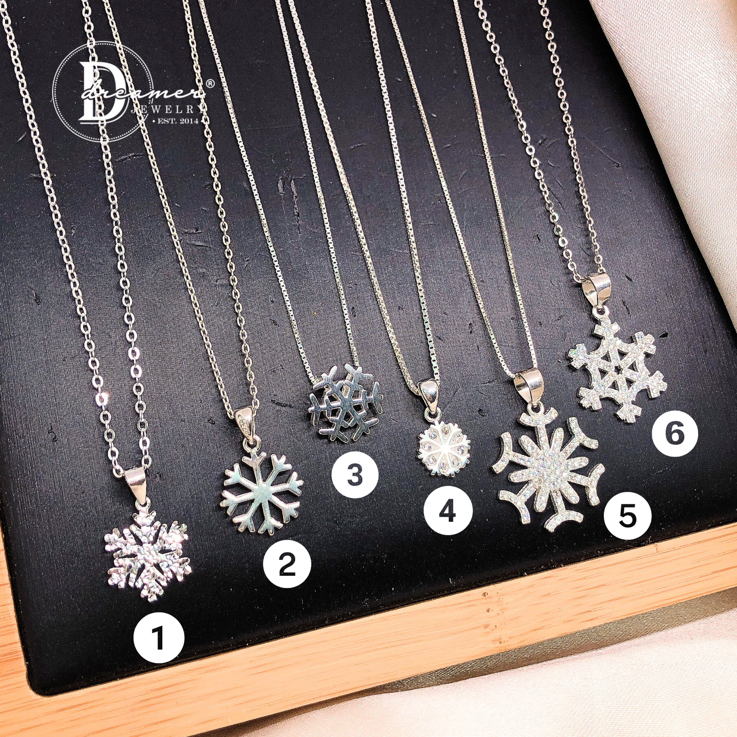 Dây Chuyền Hoa Tuyết - Snowflake Necklaces for Christmas Collection