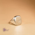 Nhẫn Signet Ring Bạc Đặc 925 Dáng Chữ Nhật (Mặt 13mm x 15mm)