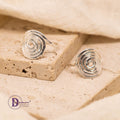Nhẫn Bạc 925 Xoáy Ốc Búa Đập Ocean Spiral Thủ Công