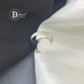 Handmade Solid 925 Silver Oval Signet Ring (13mm)