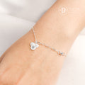 Lắc Tay Bạc Mickey Đính Đá - Cute Mickey Mouse Bracelet - Sterling Silver 1398VTH