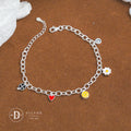 Summer Charms Sterling Silver Bracelet