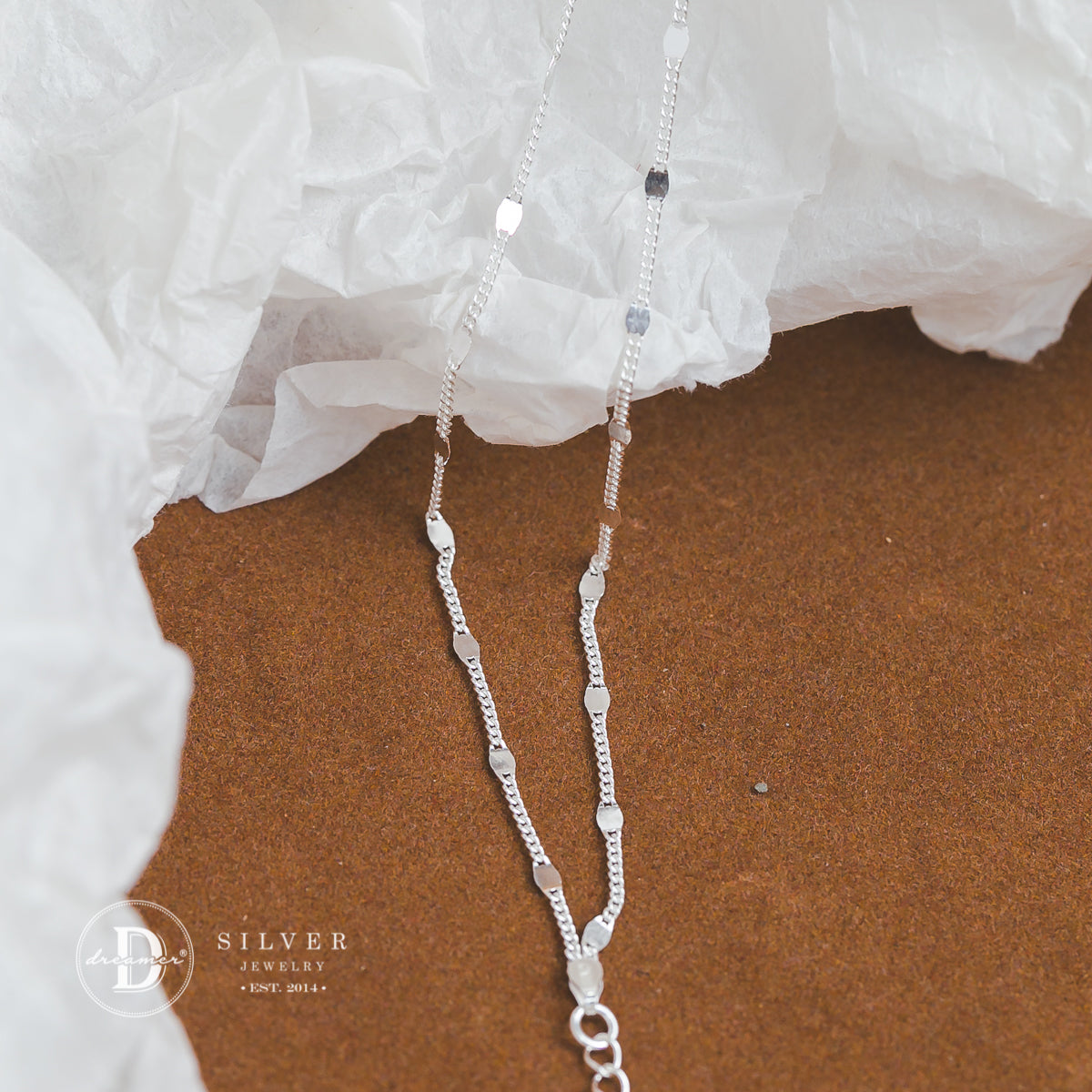 Lắc Tay Dây Xích Đôi Bạc 925 - Minimal Double Silver Chain Bracelet Sterling Silver - DVT029