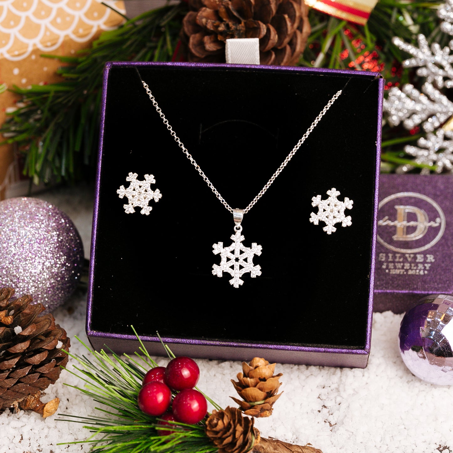 Dây Chuyền Hoa Tuyết - Snowflake Necklaces for Christmas Collection