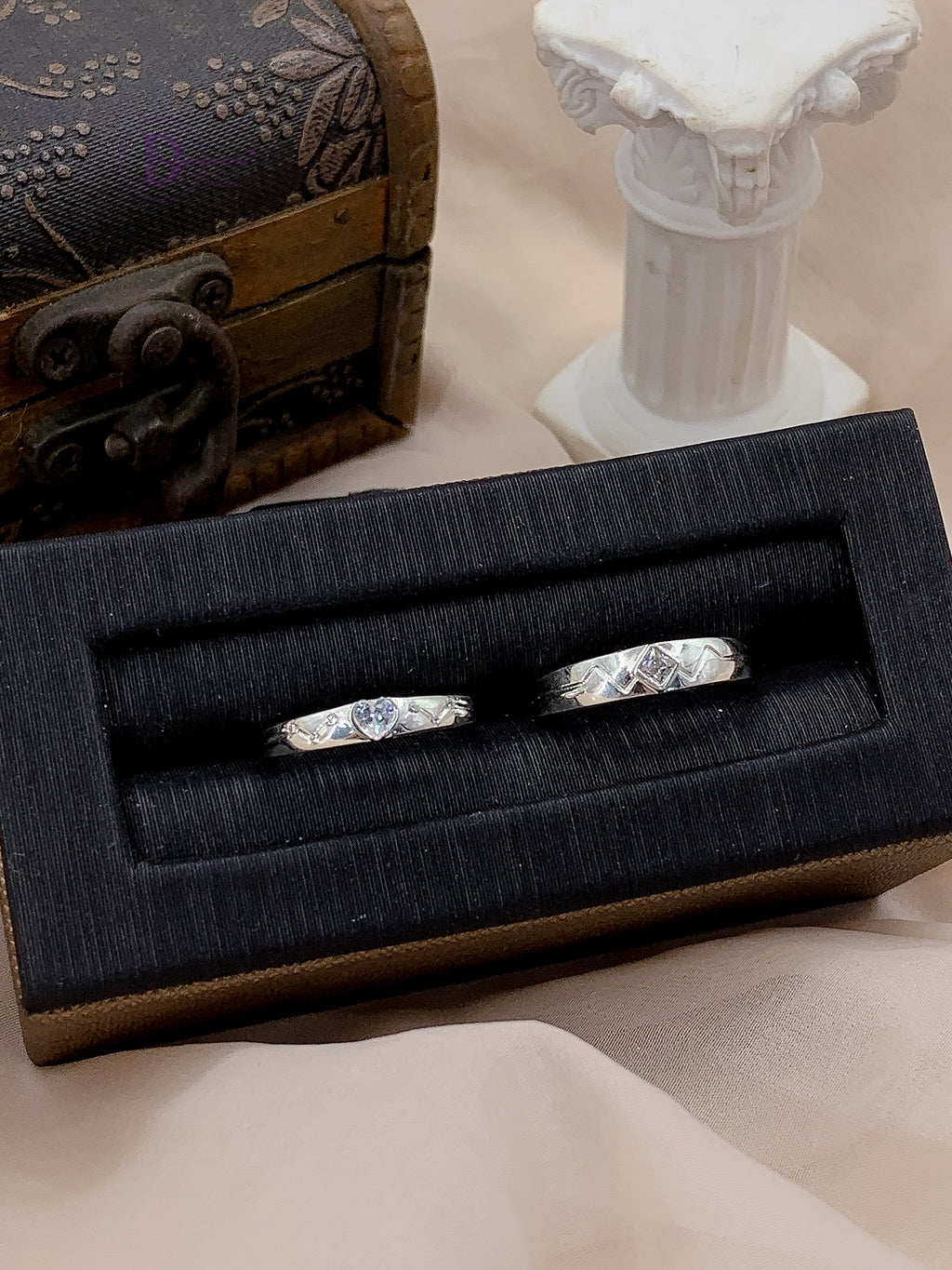 Nhẫn Cặp Nhịp Tim Heart Beat - Sterling Silver Couple Rings 2721NH