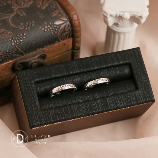 Nhẫn Cặp Chữ Love - Sterling Silver Couple Rings 1648NH