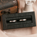 Nhẫn Cặp X Line Bản Chéo 1 Viên Đá - Sterling Silver Couple Rings 816NH