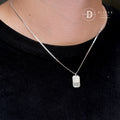 Mặt Dây Chuyền Dog Tag Khắc Chữ Dành Cho Nam - Size Nhỏ