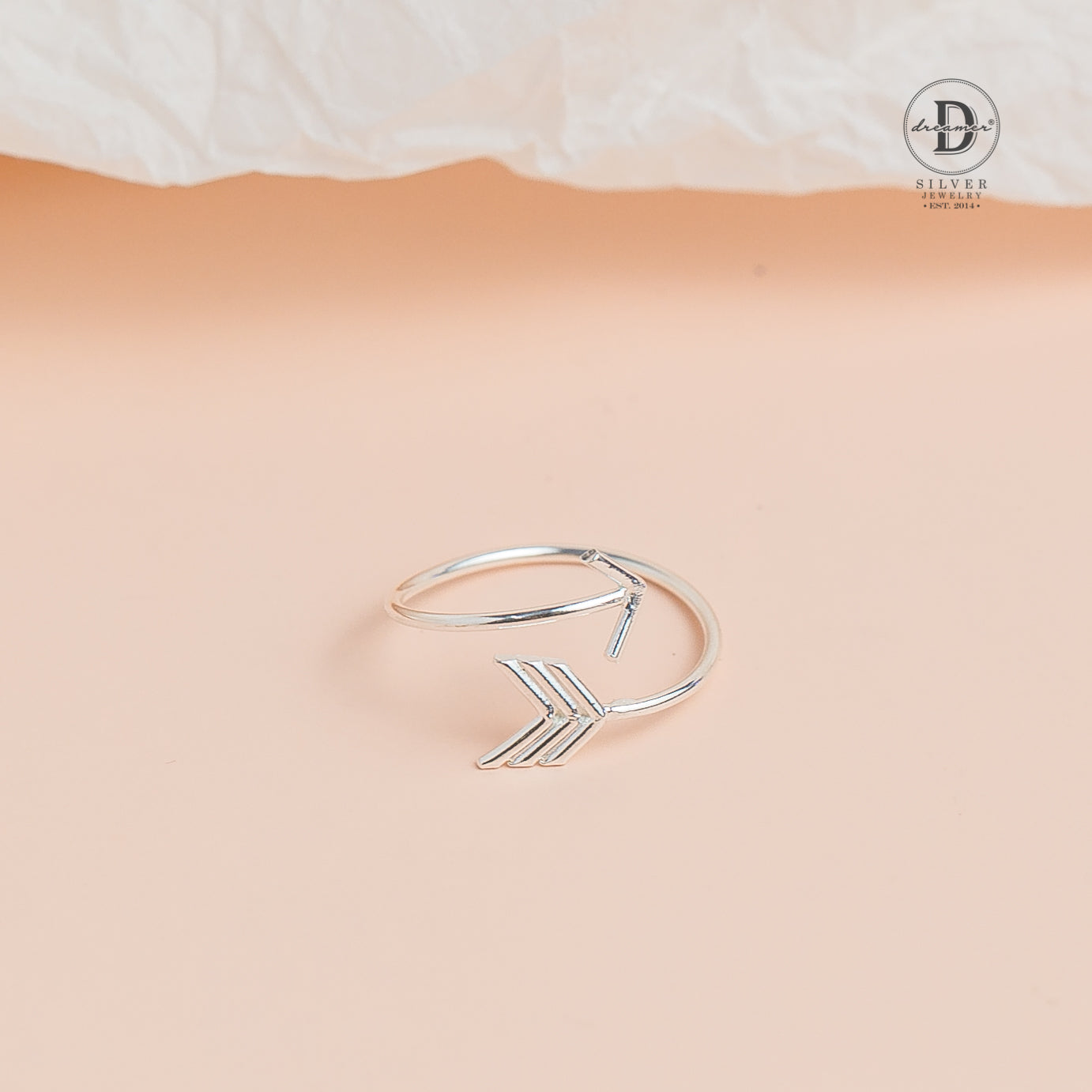 Nhẫn Mũi Tên Unisex Cá Tính - Nhẫn Bạc 925 - Sterling Silver Arrow Ring