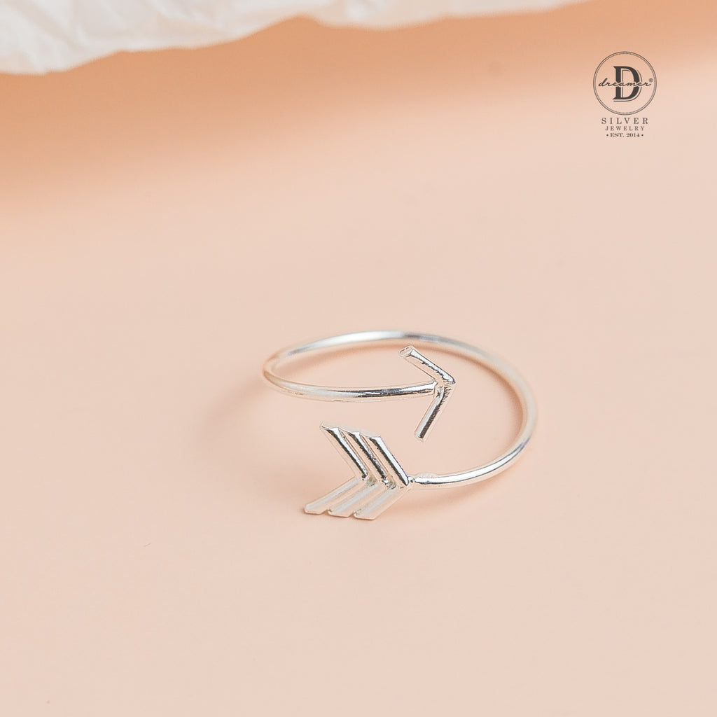 Nhẫn Mũi Tên Unisex Cá Tính - Nhẫn Bạc 925 - Sterling Silver Arrow Ring