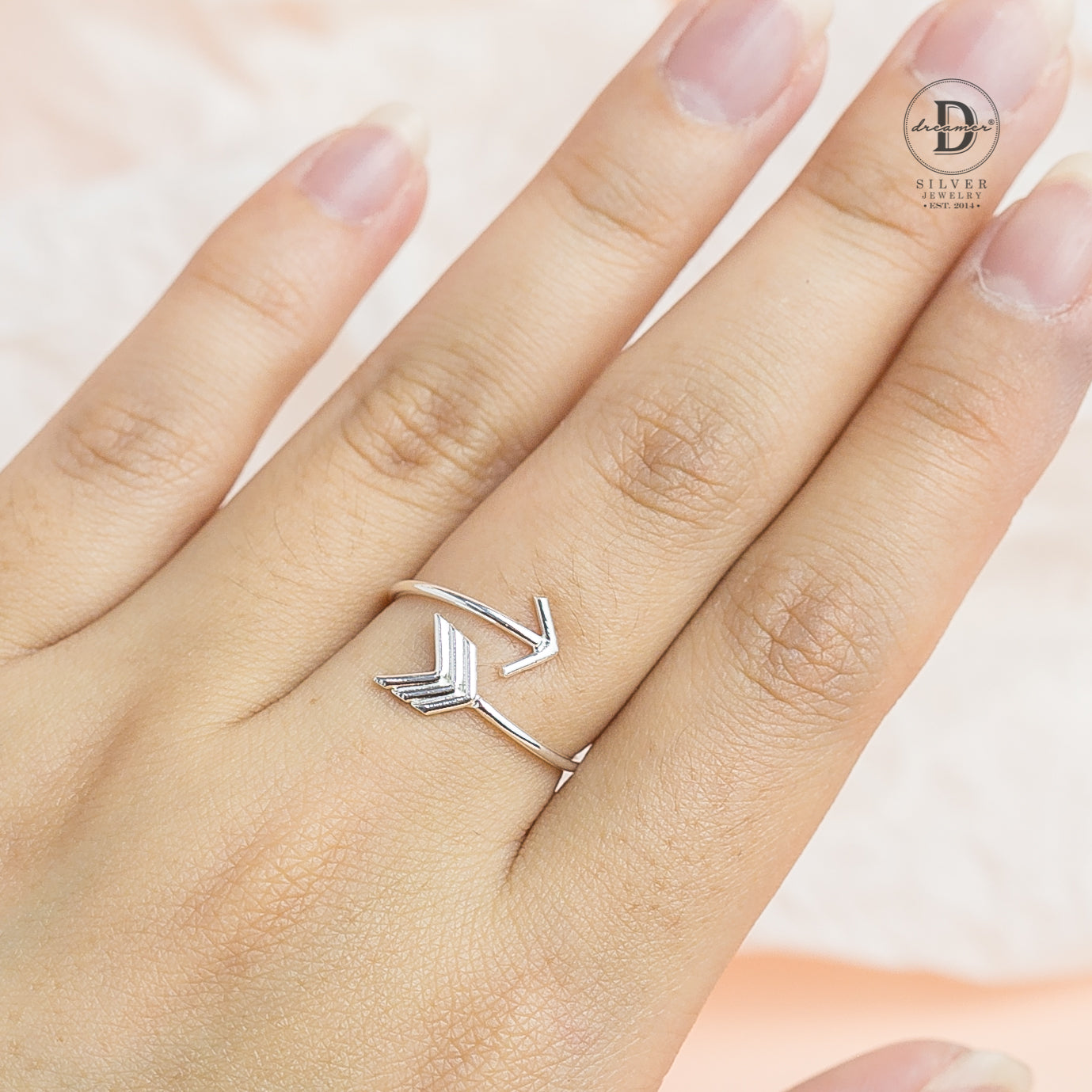 Nhẫn Mũi Tên Unisex Cá Tính - Nhẫn Bạc 925 - Sterling Silver Arrow Ring