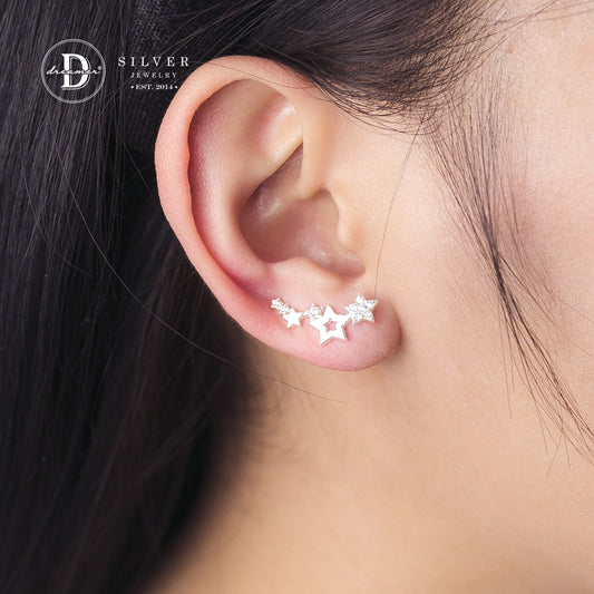 Bông Tai Earclimber Dãy Ngôi Sao - Star Galaxy Earclimbers Earrings