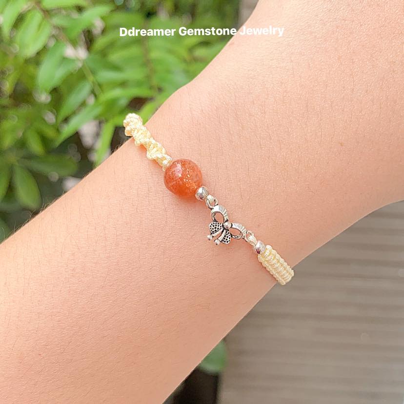 [3 MẪU] Vòng thắt thủ công charm bạc 925 & đá thiên nhiên đủ màu sắc - Natural Stone Handmade Braid Bracelets