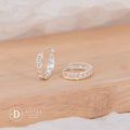 Bông Tai Khoen Xích Đơn Giản Unisex Chain Hoops Earrings Sterling Silver