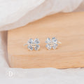 Bông Tai Cỏ 4 Lá Bạc 925 Đính Đá 3197BTH - Lucky Clover Earrings