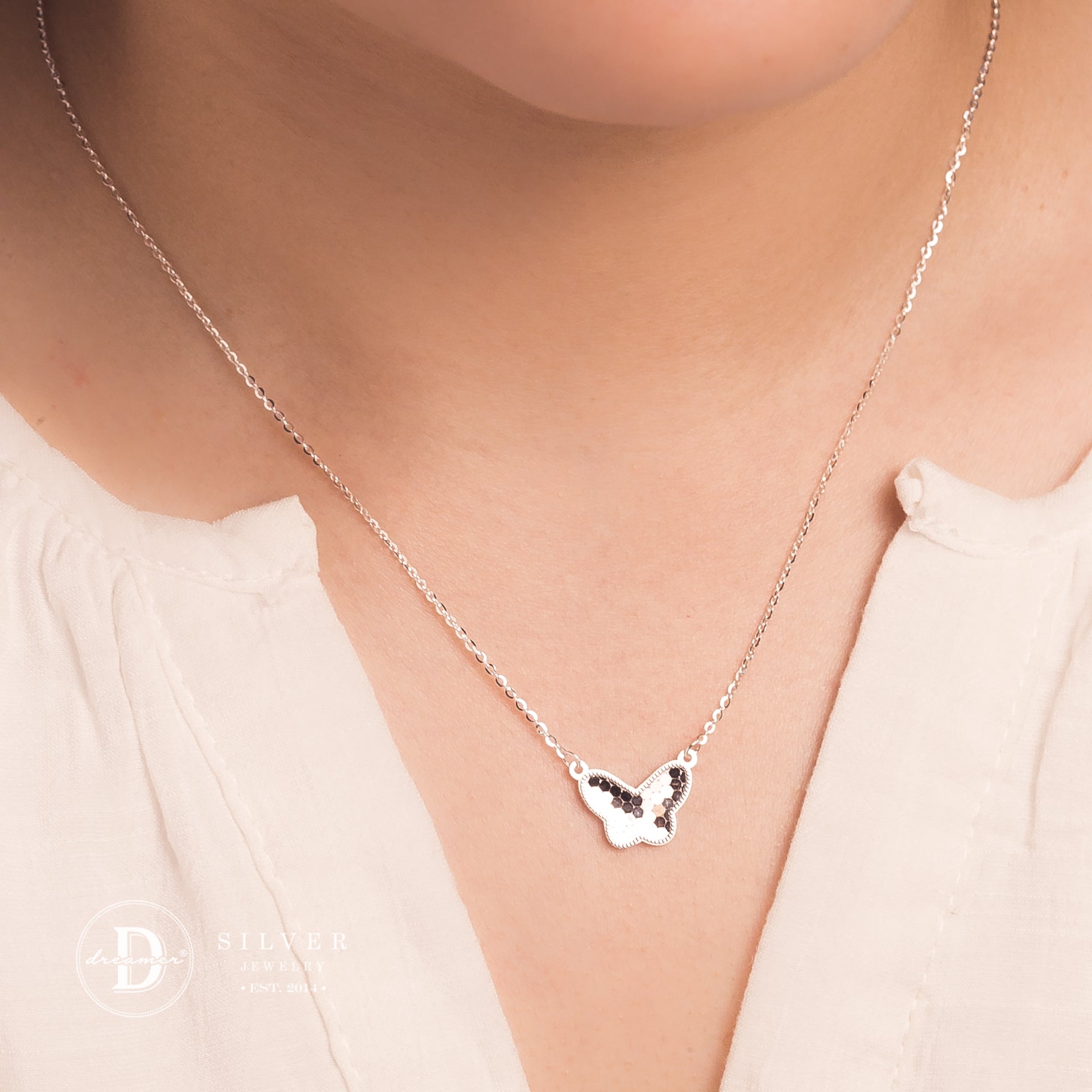 Dây Chuyền Bướm Bạc 925 - Butterfly Necklace Sterling Silver 1234DCT