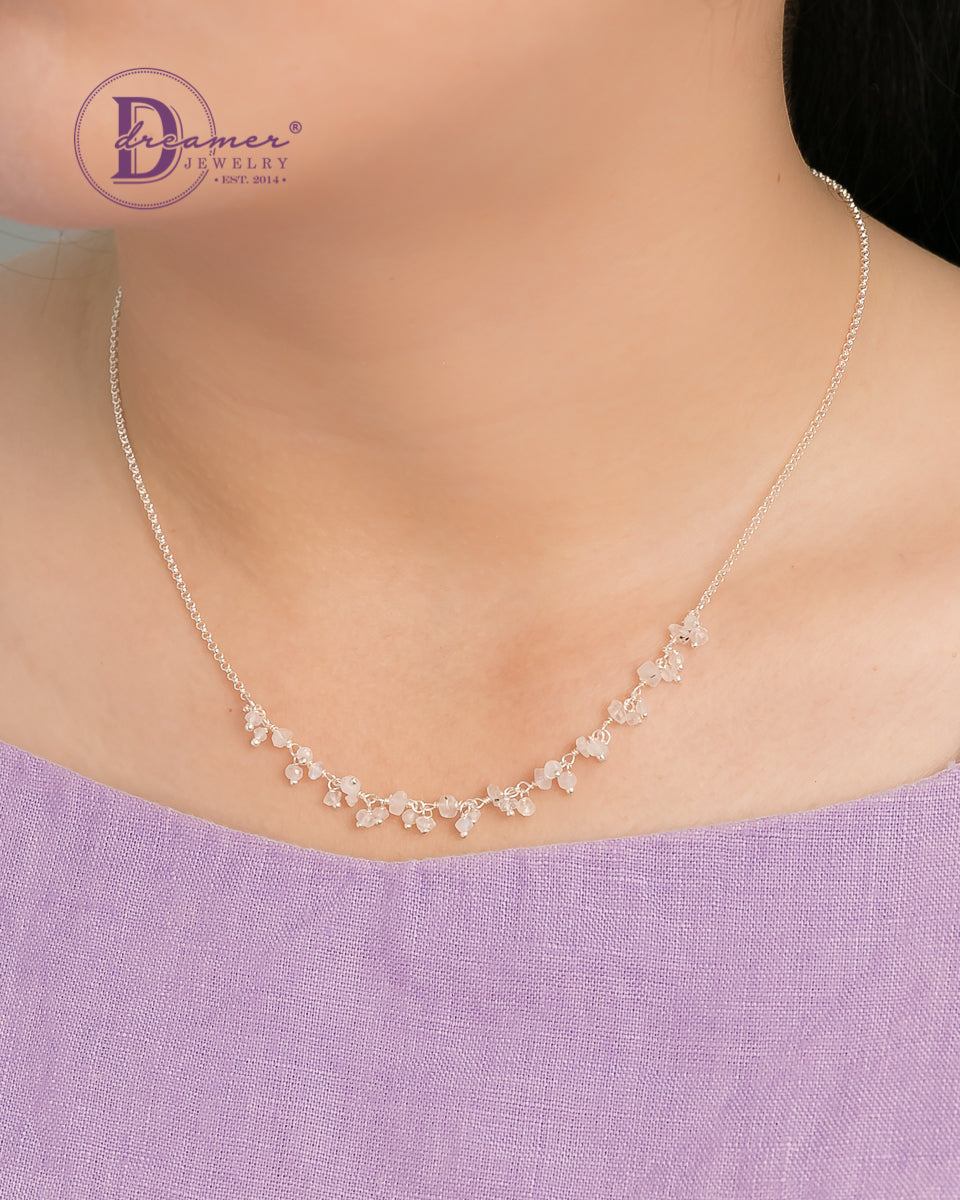 Natural Stone 925 Sterling Silver Necklaces